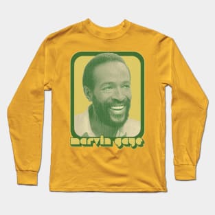 Marvin Gaye / 70s Retro Style Original Design Long Sleeve T-Shirt